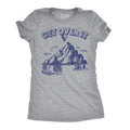 Womens Funny T Shirts Get Over It Sarcastic Mountain Graphic Novelty Tee For Ladies Funny Womens T Shirts Cute Slimming...