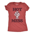 Womens Funny T Shirts Hot Mess Sundae Saracastic Ice Cream Graphic Novelty Tee for Ladies Funny Womens T Shirts Cute...