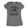 Womens Funny T Shirts I Love Men With Beards Sarcastic Jesus Tee For Ladies Funny Womens T Shirts Cute Slimming Tees with...