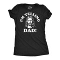 Womens Funny T Shirts Im Telling Dad Sarcastic Jesus Tee For Ladies Funny Womens T Shirts Cute Slimming Top Comfortable...