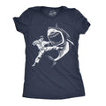 Womens Funny T Shirts Karate Kicked Shark Sarcastic Fighting Graphic Tee Funny Womens T Shirts Cute Slimming Top...