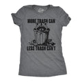 Womens Funny T Shirts More Trash Can Less Trash Cant Sarcastic Graphic Novelty Tee For Ladies Funny Womens T Shirts Cute...