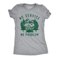 Womens Funny T Shirts No Service No Problem Sarcastic Camping Graphic Novelty Tee For Ladies Funny Womens T Shirts Cute...