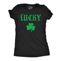 Womens Funny T Shirts Sarcastic Lucky Clover Matching St Patricks Day Graphic Novelty Tee For Ladies Funny Womens T...