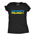 Womens Funny T Shirts Ukraine Resist Awesome Graphic Novelty Tee For  Ladies Funny Womens T Shirts Cute Slimming Top...