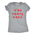Womens Funny T Shirts Yall Means All Cute Loving Graphic Tee For Ladies Funny Womens T Shirts Cute Slimming Top...