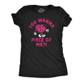 Womens Funny T Shirts You Wanna Piece Of Me Sarcastic Valentines Day Tee Funny Womens T Shirts Cute Slimming Top...
