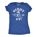 Womens Giddy Up Funny T Shirt Sarcastic Fourth Of July Graphic Tee For Ladies Funny Womens T Shirts Cute Slimming Top...