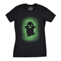 Womens Glowing Ghost T Shirt Glow In The Dark Cool Halloween Party Tee Funny Womens T Shirts Cute Slimming Top...