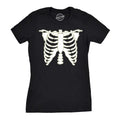 Womens Glowing Skeleton T Shirt Rib Cage Cool Halloween Glow In The Dark Tee Funny Womens T Shirts Cute Slimming Top...