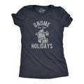 Womens Gnome For The Holidays T Shirt Funny Christmas Party Family Graphic Tee Funny Womens T Shirts Cute Slimming Top...