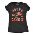 Womens Gourd Damn It T Shirt Funny Halloween Smashed Pumpkin Jack O Lantern Joke Tee For Ladies Funny Womens T Shirts...
