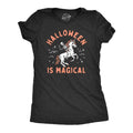 Womens Halloween Is Magical T Shirt Funny Spooky Season Fantasy Lovers Tee for Ladies Funny Womens T Shirts Cute Slimming...