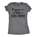 Womens Happiness Is Being A Dog Mom T Shirt Cute Funny Animal Lover Puppy Tee for Ladies Funny Womens T Shirts Cute...