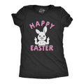 Womens Happy Easter Middle Finger T Shirt Cute Funny Offensive Bunny Hilarious Top Funny Womens T Shirts Cute Slimming...