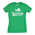 Womens I Clover Shenanigans T Shirt Funny Irish Clover St Saint Patricks Day Tee Funny Womens T Shirts Cute Slimming Top...