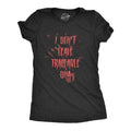 Womens I Dont Leave Tracebale DNA T Shirt Scary Sarcastic Spooky Killer Graphic Novelty Tee for Ladies Funny Womens T...