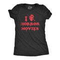 Womens I Heart Horror Movies T Shirt Funny Bloody Scary Movie Lovers Tee for Ladies Funny Womens T Shirts Cute Slimming...