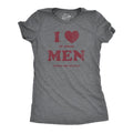 Womens I Heart It When Men Leave Me Alone T Shirt Funny Sarcastic Tee for Ladies Funny Womens T Shirts Cute Slimming Top...