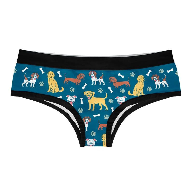Womens I Like Dogs and Maybe 3 People Panties Funny Bikini Brief Saying Graphic Underwear Funny Underwear for Women...