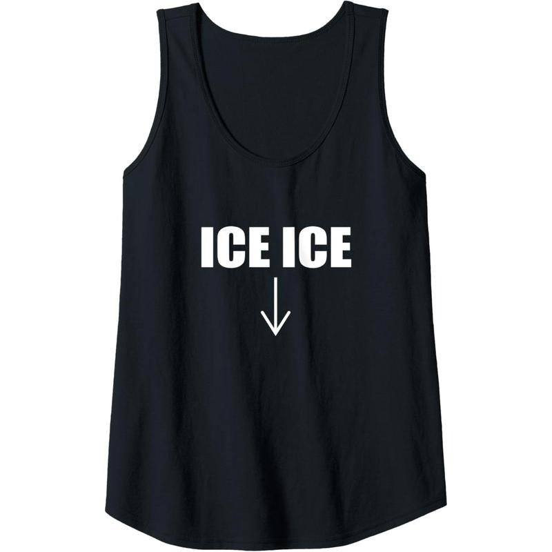 Womens Ice Ice Baby Funny Pregnancy Mom to be Announcement Shirt Tank Top MADE IN USA Hoodie, Sweatshirt | GrindPrints.com