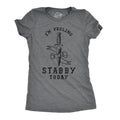 Womens Im Feeling A Tad Stabby Today T Shirt Funny Womens T Shirts Cute Slimming Top Comfortable Soft Womenswear Funny...