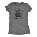 Womens Im Feeling Burnt Out T Shirt Funny Burned Toast Exhausted Toaster Joke Tee For Ladies Funny Womens T Shirts Cute...