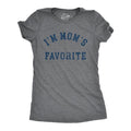 Womens Im Moms Favorite T Shirt Funny Family Sibling Children Joke Tee For Ladies Funny Womens T Shirts Cute Slimming Top...