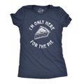 Womens Im Only Here For The Pie T Shirt Funny Thanksgiving Dinner Dessert Tee Funny Womens T Shirts Cute Slimming Top...