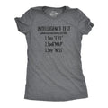 Womens Intelligence Test Eye MAP NESS T Shirt Funny Secret Message Novelty Humor Tee Funny Womens T Shirts Cute Slimming...