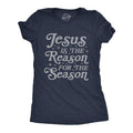 Womens Jesus Is The Reason for The Season T Shirt Cute Christmas Graphic Novelty Tee Funny Womens T Shirts Cute Slimming...
