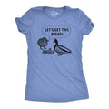 Womens Lets Get This Bread T Shirt Funny Feeding Ducks Cash Money Joke Tee For Ladies Funny Womens T Shirts Cute Slimming...