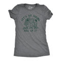 Womens Lets Go Hiking Just for The Hill Of It T Shirt Funny Outdoor Nature Trail Joke Tee for Ladies Funny Womens T...