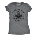 Womens Life Of The Christmas Party T Shirt Funny Xmas Evil Krampus Partying Joke Tee For Ladies Funny Womens T Shirts...