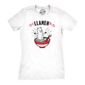 Womens Llamen Funny Ramen T-shirt For Foodie Girls Funny Womens T Shirts Cute Slimming Top Comfortable Soft Womenswear...