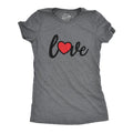 Love Script Heart Cute Flirty Date Funny Cute Slimming Top Comfortable Soft Womenswear Love Tops Funny Proposal Top Novelty Dark Grey T-Shirts, Hoodie, Sweatshirt