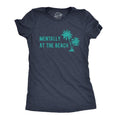Mentally Beach Funny Sarcastic Vacation Funny Cute Slimming Top Comfortable Soft Womenswear Office Tops Funny Summer Top Novelty Navy T-Shirts, Hoodie, Sweatshirt