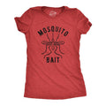 Womens Mosquito Bait T Shirt Funny Camping Campfire Outdoors Bug Bite Graphic Novelty Tee Funny Womens T Shirts Cute...