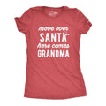 Move Over Santa Here Comes Grandma Funny Grandmother Novelty Funny Cute Slimming Top Comfortable Soft Womenswear Tops Funny Grandma Top Red T-Shirts, Hoodie, Sweatshirt
