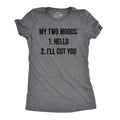 Womens My Two Moods Funny T shirt Novelty Humor Sarcastic Cool Graphic Hilarious Funny Womens T Shirts Cute Slimming Top...