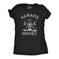 Namaste Spooky Funny Halloween Meditation Lovers Joke Funny Cute Slimming Top Comfortable Soft Womenswear Halloween Tops Funny Sarcastic Top Black T-Shirts, Hoodie, Sweatshirt