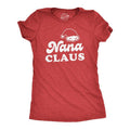 Womens Nana Claus T Shirt Funny Christmas Grandmother Holiday Party Novelty Tee Funny Womens T Shirts Cute Slimming Top...