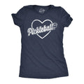 Womens Pickleball Heart T Shirt Funny Awesome Pickle Ball Lovers Tee For Ladies Funny Womens T Shirts Cute Slimming Top...