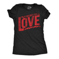 Powered Love Funny Cute Funny Cute Slimming Top Comfortable Soft Womenswear Love Tops Novelty Black T-Shirts, Hoodie, Sweatshirt