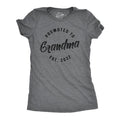 Womens Promoted to Grandma Est 2025, 2024, or 2023 T Shirt Funny New Baby Family Grandmother Tee Funny Womens T Shirts...