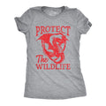 Protect Wildlife Funny Fire Breathing Dragon Joke Funny Cute Slimming Top Comfortable Soft Womenswear Sarcastic Funny Animal Light Grey T-Shirts, Hoodie, Sweatshirt