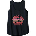 Womens Running is My Therapy Girl Runner Retro Sunset Funny Tank Top Made in USA T-Shirts, Hoodie, Sweatshirt