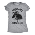 Womens Shady Beach Funny Shirts Cute Vacation Vintage Novelty Hilarious T shirt Funny Womens T Shirts Cute Slimming Top...