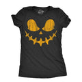 Womens Skeletal Steve Pumpkin T Shirt Funny Halloween Jack O Lantern Skull Smile Tee For Ladies Funny Womens T Shirts...