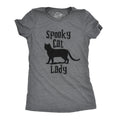 Womens Spooky Cat Lady T Shirt Funny Black Cat Halloween Tee Funny Womens T Shirts Cute Slimming Top Comfortable Soft...